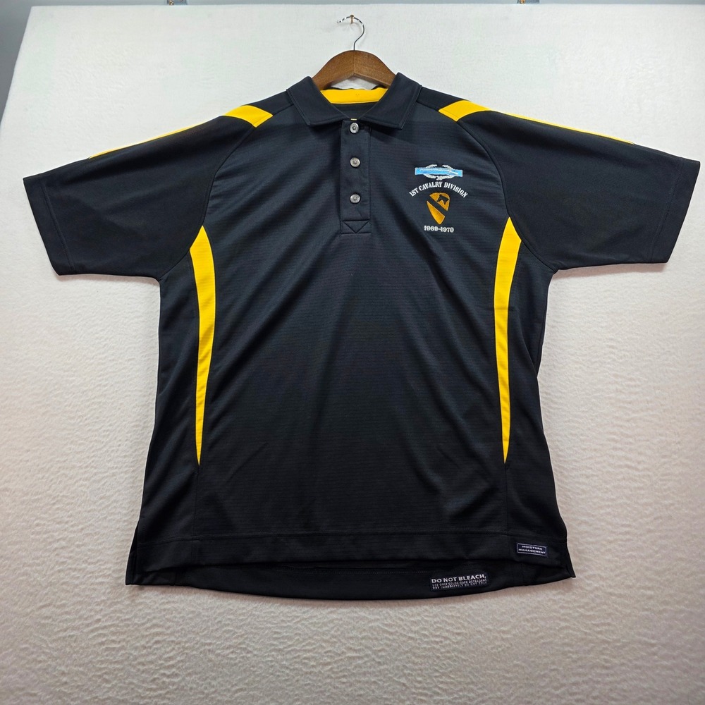 Pro Celebrity‎ Mens US Army 1st Cavalry Division 1969-1970 Polo Shirt KTM771